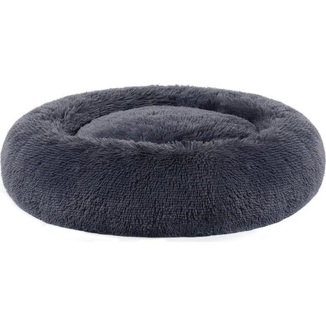 Cesta para perros cama blanda para gatos 80 cm gris oscuro 120001207