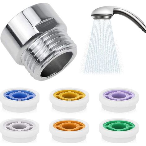 Durchflussbegrenzer für die Dusche mit 1/2" Durchmesser. Wassersparend durch reduzierten Duschdruck.