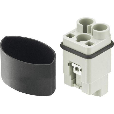 HARTING Han Q2/0 High Voltage Stifteinsatz (M) Crimpanschluss, 2-polig+PE 830V, 40A - 1 Stück