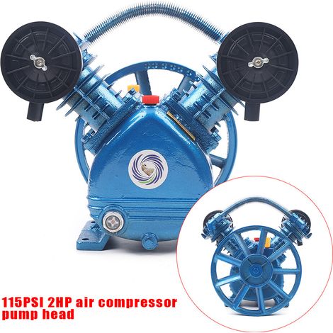 Druckluft Kompressor Aggregat Pumpenkopf Type V 2 Zylinder 170L/MIN 8 Bar 1.5KW