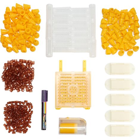 Königinnenzuchtset, Bienenzuchtset aus Kunststoff, Käfig, Markierungsflasche, Imkerzubehör.