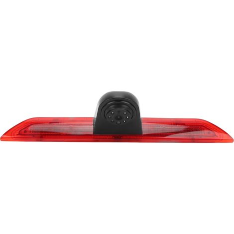 Caméra de recul surélevée avec feu stop intégré, 12 V CC, angle de vision de 170°, étanche IP67, remplacement pour Ford Transit 2014-2018 (1/5)