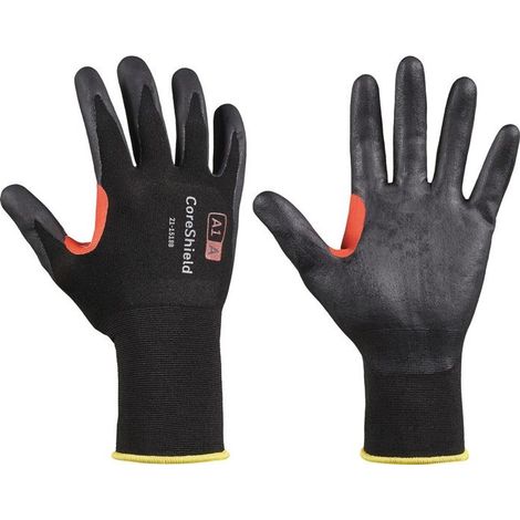 Gant de protection contre les coupures CoreShield 18G A1/A taille 9 noir EN 388 (Par 10) (1/3)
