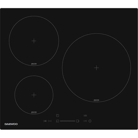 Einbau-Induktionskochplatte Daewoo BH6ISF31BNM 60 cm schwarz 3 Zonen 7200 W (1/4)
