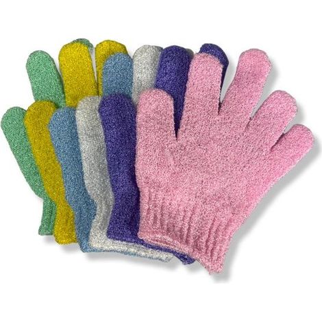 Gant de gommage - Débarbouillette exfoliante - 1 pièce - Accessoire de soin corporel (1/5)