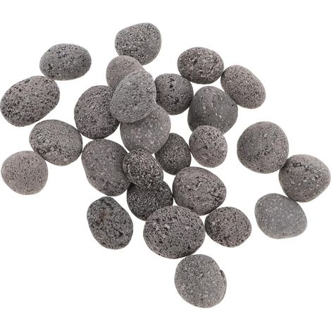 Pierres Chauffantes Naturelles pour Sauna à Vapeur 1 Kg Petites Pierres Volcaniques 2-3 CM pour Poêle de Sauna Sec et Vapeur Usage Intérieur et Extérieur Solide (1/5)