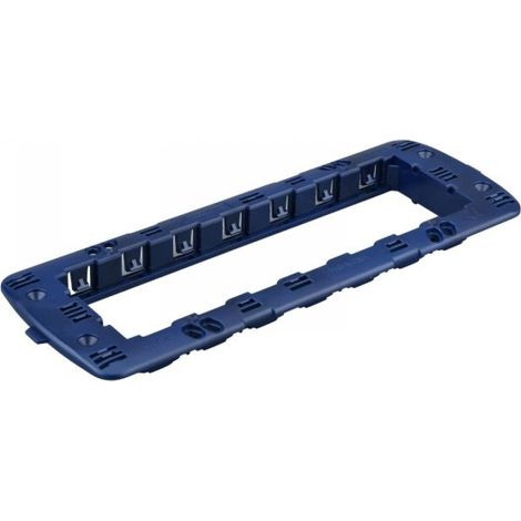 Supporto Telaio 7 Moduli Per Scatola 507 MBL 7M Blu Compatibile Bticino Living BLN0207