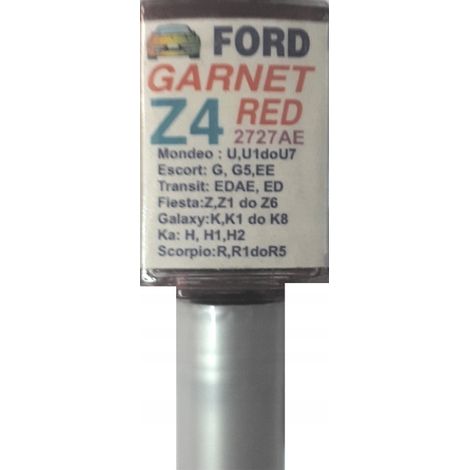 Sistema de reparación de arañazos en pintura Ford color rojo granate (1/5)