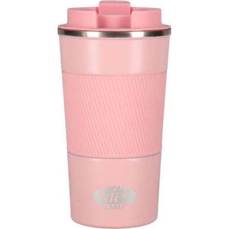 Gourde Isotherme - 510 ml - Rose - Pour Camping Et Extérieur - 1 Pièce