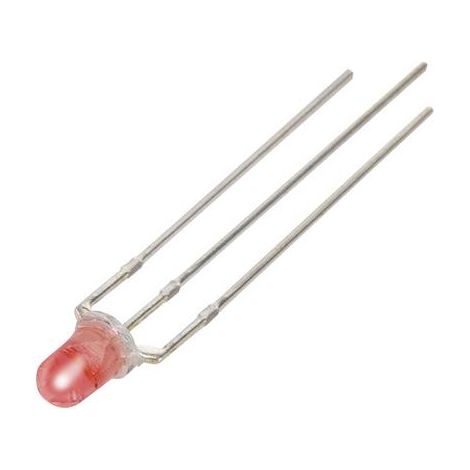 TRU COMPONENTS YBR-30FRW00-A LED rouge, blanc rond 3 mm 1000 mcd, 1870 mcd 46 °, 44 ° 20 mA, 20 mA 2 (1/2)