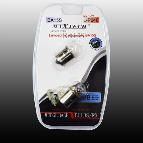 Ampoules De Voiture Maxtech L-p046 12 V - 10 W Ba15s Ultra Lumineuses