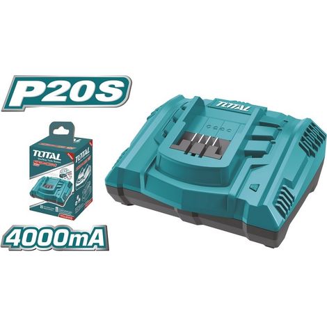 CARICABATTERIA CARICATORE RAPIDO ALIMENTATORE BATTERIA 4Ah TOTAL (1/6)