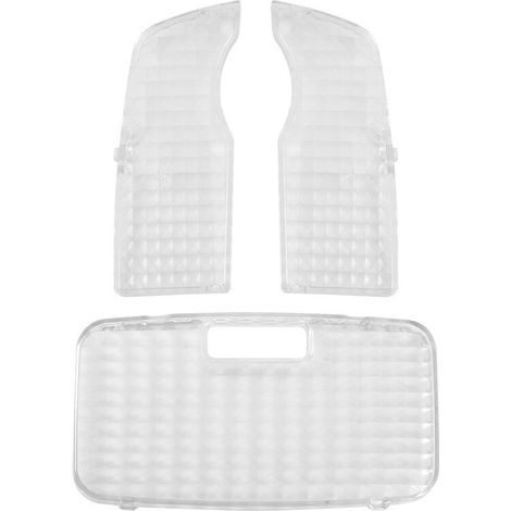 3-teilige transparente Kristall-Innenraumleuchte, Deckenleuchte und Leseleuchte für Toyota Prius (2010-2015)
