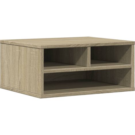 Maison Exclusive - Soporte impresora madera ingeniería roble Sono