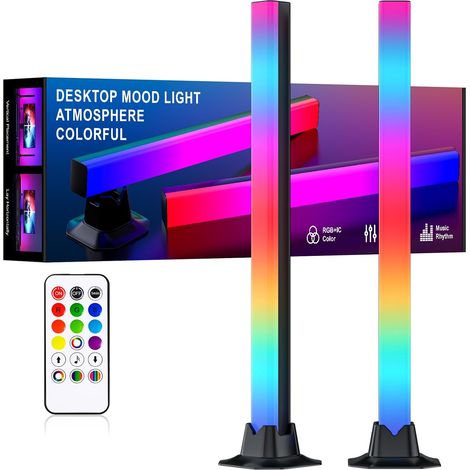 RGB LED Bar Music Sync USB Powered Ambient Lighting Backlight for Gaming TV Color Changing by Remote Control (1/5)