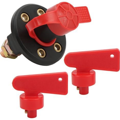Batterietrennschalter für Fahrzeuge, Schutzschalter, Trennkit für Fahrzeuge und Boote, 12 V DC-24 V (1/5)