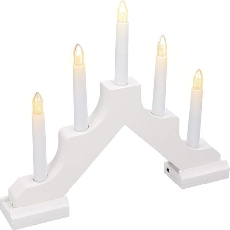 Porte-bougies de l'Avent, lanterne de Noël à 5 LED, minuteur de Noël, piles Jumi (1/5)