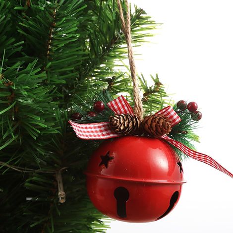 90 mm Jingle Bells Weihnachtsbaumschmuck, langlebig und hübsch, zum Aufhängen am Weihnachtsbaum, für Hochzeitstage und Feiern (1/5)