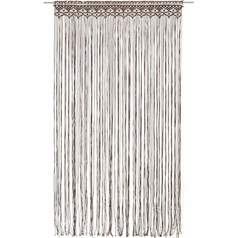 Tenda Macramè Grigio Talpa 140x240 cm in Cotone DAS668478 (1/5)