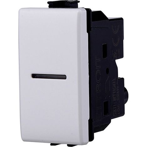 SERIE BTICINO FRUTTI MATIX COMPATIBILE PRESA SCHUKO LAN PULSANTE DEVIATORE USB PULSANTE ASSIALE (1/7)