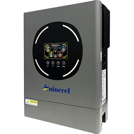 Onduleur Solaire, Double Sortie, Onde Sinusoïdale Pure, 6200W-48V-WIFI, 48V, 220-240V (1/2)