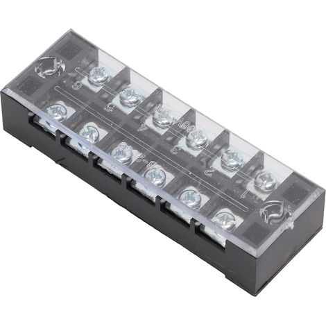 50-Pack Terminal Block, 25A 600V ABS Housing (1/5)