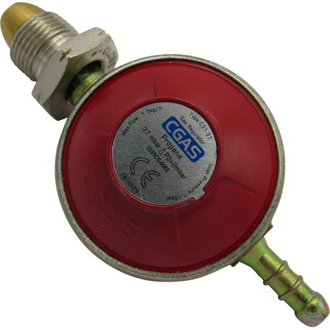Propane Gas Regulator with G7 Nut Inlet - Calor Gas Hand Wheel BBQ