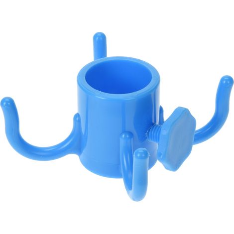 Haken für Gartenschirm, 4 Haken, blau - ProGarden (1/3)