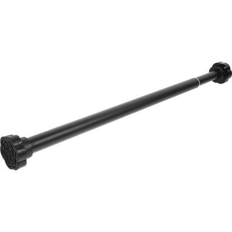 60cm Telescopic Roller Blind Rods Black Aluminum Alloy for