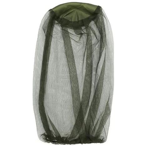 QORVA-Moustiquaire pour la tête en maille , protection contre les insectes, pour tous les amateurs de plein air, camping, randonnée