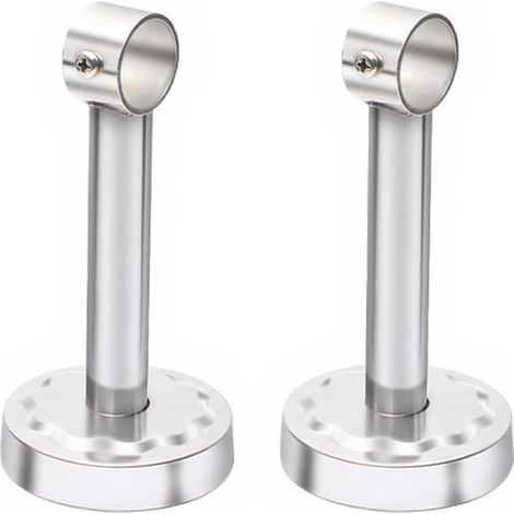 Lot de 2 Supports Plafond Tringle Rideau Acier Lot de 2 Supports (1/5)