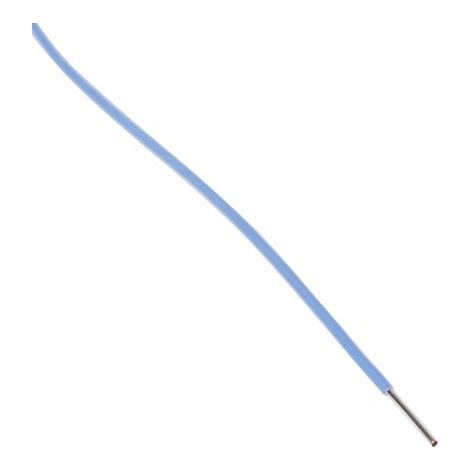 Fil électrique RS PRO, 0,2 mm² 24 AWG, 300 V, ETFE Bleu, 50m ( Prix pour Bobine de 50 Mètres )