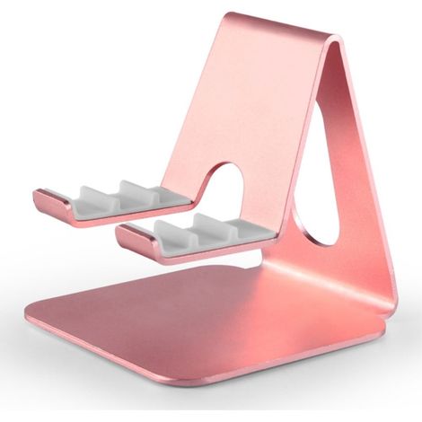 Universelle Halterung, kompatibel mit Smartphones und Tablets – Roségold (1/2)