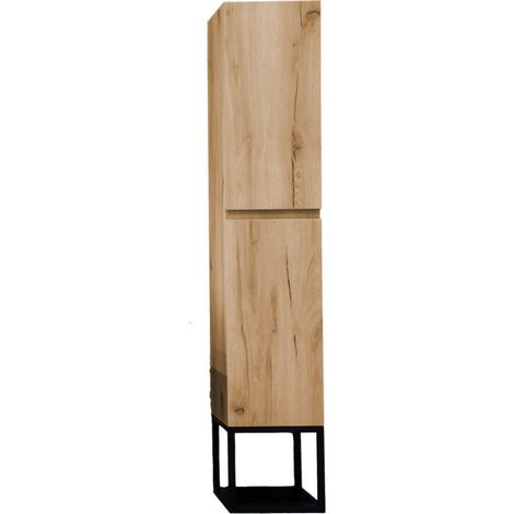 B-Way 30x133x35 cm mobile da bagno da appoggio, rovere opaco (BWAY35OAKF)