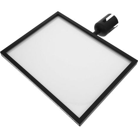 Support de Panneau de Poteau en Acier Inoxydable Sangle Rétractable Horizontale A3 Noir Porte-Affiche pour Contrôle des Foules Signalisation de Files d'Attente et Zones (1/5)