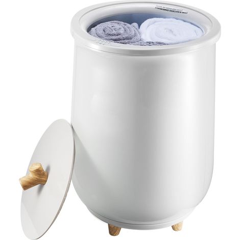 Sèche-serviettes portable pour salle de bain, seau chauffant avec arrêt automatique, adapté à 3 grandes serviettes, plaids, vêtements, peignoirs et pyjamas. (1/5)