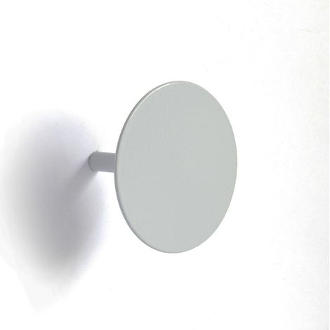 Homemaison – Patère à fixer colorée métal epoxy blanc 68 mm – Fixation murale pour vêtements et bijoux – Dimensions compactes pour espaces réduits