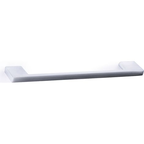 Asa de aluminio con acabado cromo mate, dimensiones:191x9x27mm y entrepuntos:160mm -