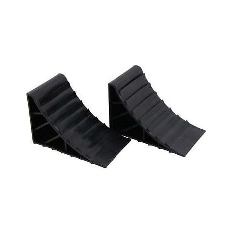 WHEEL CHOCK X2 BLOCKS BLOCK CARAVAN BOAT TRAILER CAR CHOCKs HEAVY DUTY CT5508