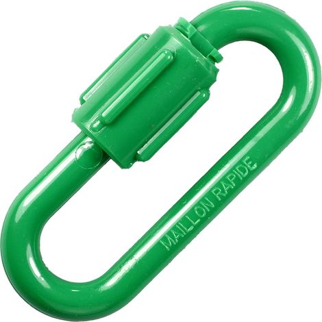 Maillon rapide PA Ø 10mm Vert - 1802414