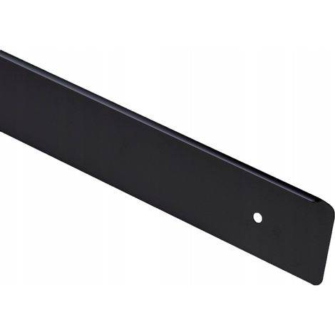 Bande latérale droite pour plans de travail 38 mm 60 cm noir mat, embout Egger (1/3)
