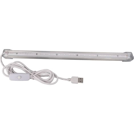 Ortviai Barre UV 395 nm, 5 W, 24 LED, alimentation USB, pour polymérisation de colle UV, résine et effets fluorescents sur scène