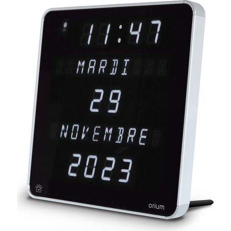 Horloge LED Ephemeris 28x28cm - Orium (1/5)