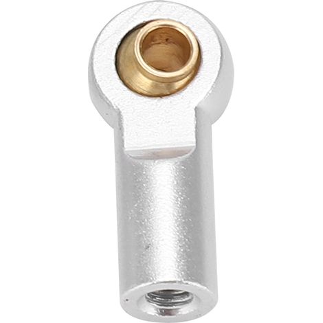 10 pièces Douille à rotule M3 en aluminium pour modèles RC 1/10, tête sphérique métallique argentée, compatible AXIAL SCX10 (1/5)
