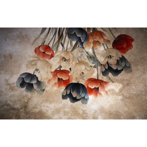 Papier peint panoramique - Fleurs - 130 cm x 81 cm (1/2)