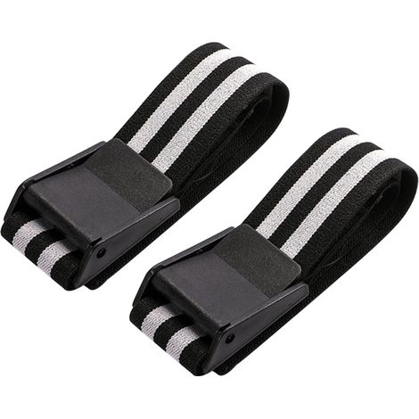 Ceinture De Restriction De Flux Sanguin - Pour Relevé De Hanche Et Squats - Bande D'Entraînement Pour Cuisses - 2 Pièces (1/5)