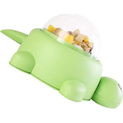 Gamelle pour chien à alimentation lente avec distributeur tortue rotatif, anti-ballonnements, idéale pour les mangeurs lents (1/5)
