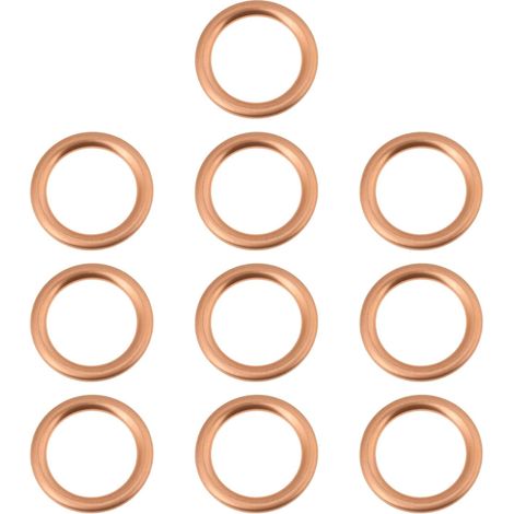 Lot de 10 Joints de Bouchon de Vidange D'huile Moteur 14x20x2mm MD050317 Compatible avec V98W MK4 3.2 DiD 1064A034 (1/5)