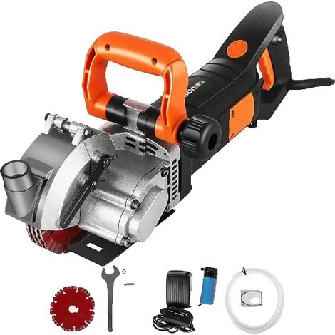 Machine à rainurer murale, Puissance 4800 W, Largeur de coupe maximale 40 mm, Profondeur de coupe maximale 42 mm, Diamètre de la lame 133 mm, Quantité de lames de scie 5 (1/5)