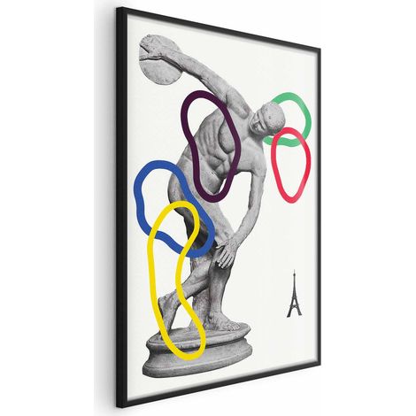 Póster - Collage gráfico - Lanzamiento de disco - Escultura (1/4)